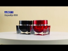 Collar Material Acrylic Cap Material Plastic 30g 50g Cream Jar for Cosmetic Storage Container