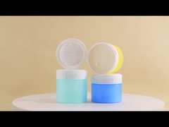 100g 120g Custom Cosmetic Jar Empty Plastic Jars With Lids And Plastic Cap