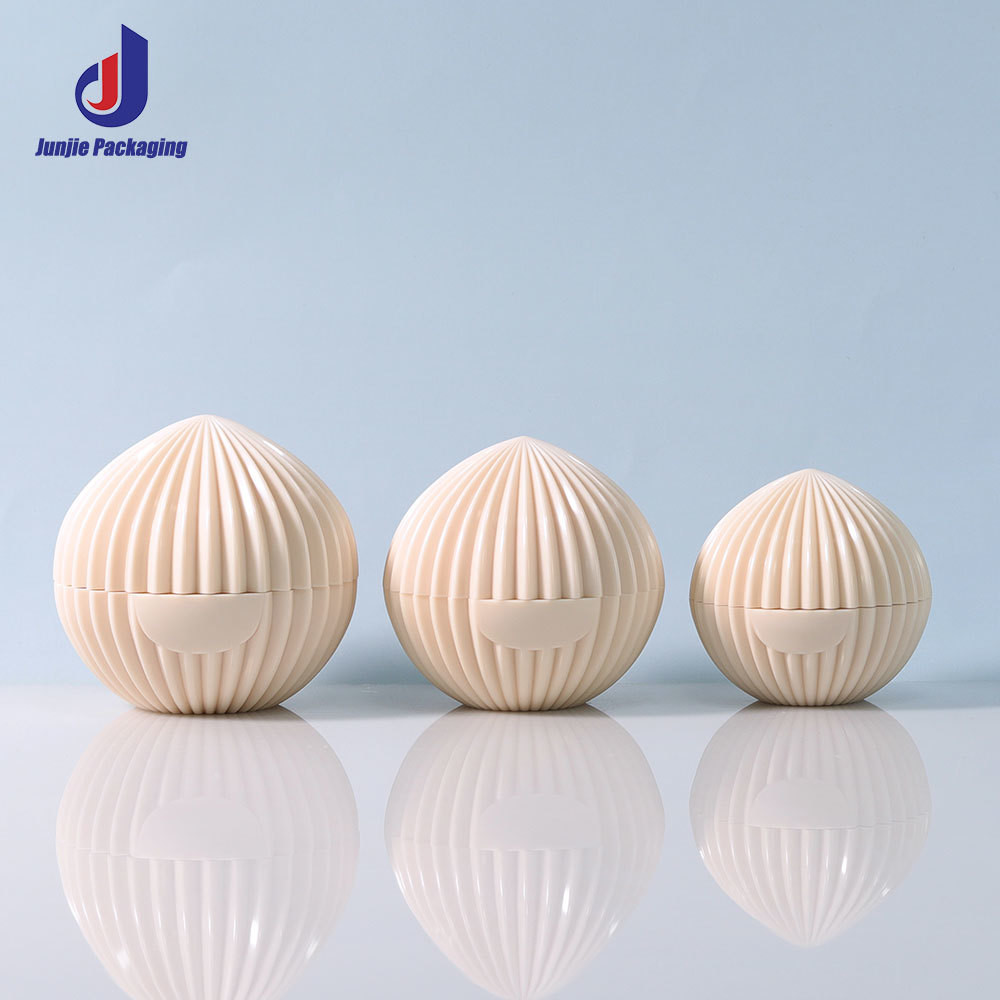 Sphere Shape Custom Cosmetic Packaging 50g 75g Plastic Container For Cream