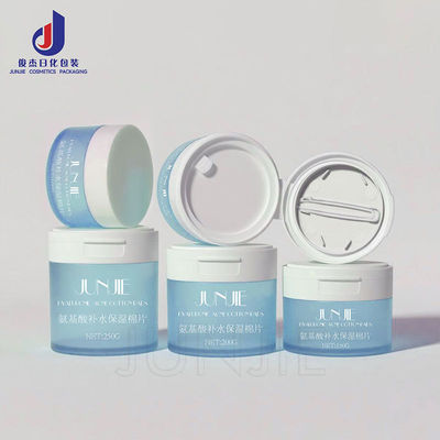 Refillable PET Flip-top Cosmetic Containers for Skin Care Cream Jars in 150g 200g 250g Sizes