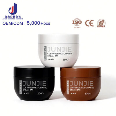 Clear Plastic Shampoo Bottles 500ml Cylinder PET Bottles Cosmetic For Packaging