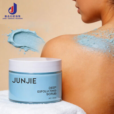 Plastic Injection Body Scrub Jar with Lid Wide-mouth Custom pp Bottle Facial Hair Mask Beauty Parlor High Capacity 80G-300G